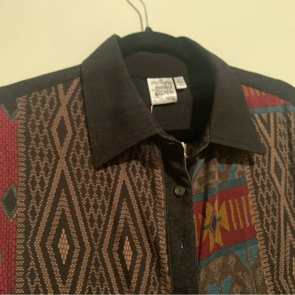 Multicolor Patterned Button Down - Picture 3 of 5